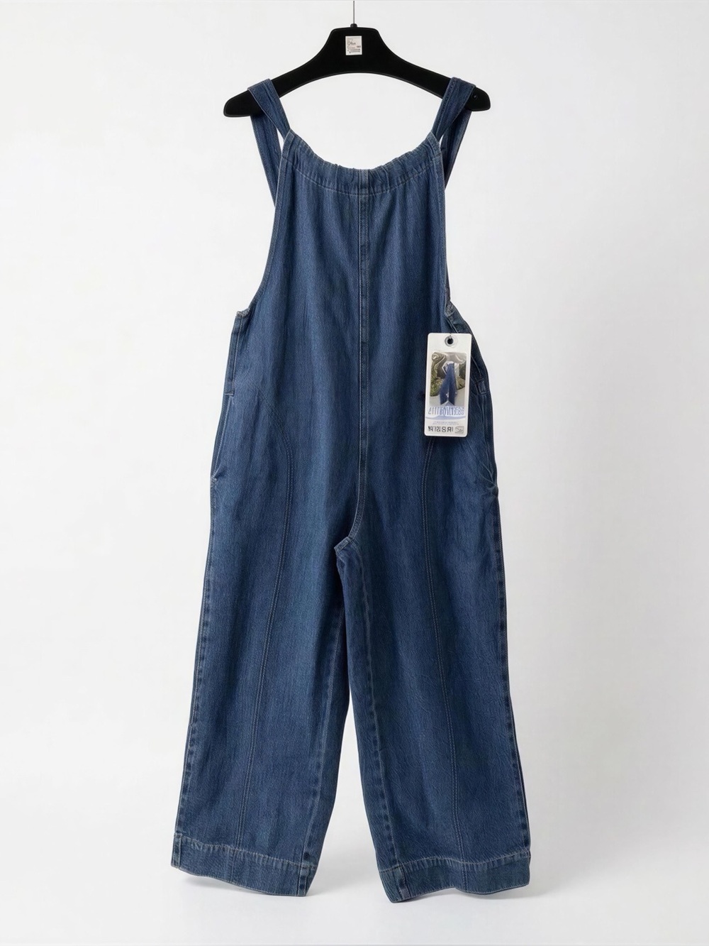 Rewash Dark Blue Denim Overalls with Front Tie